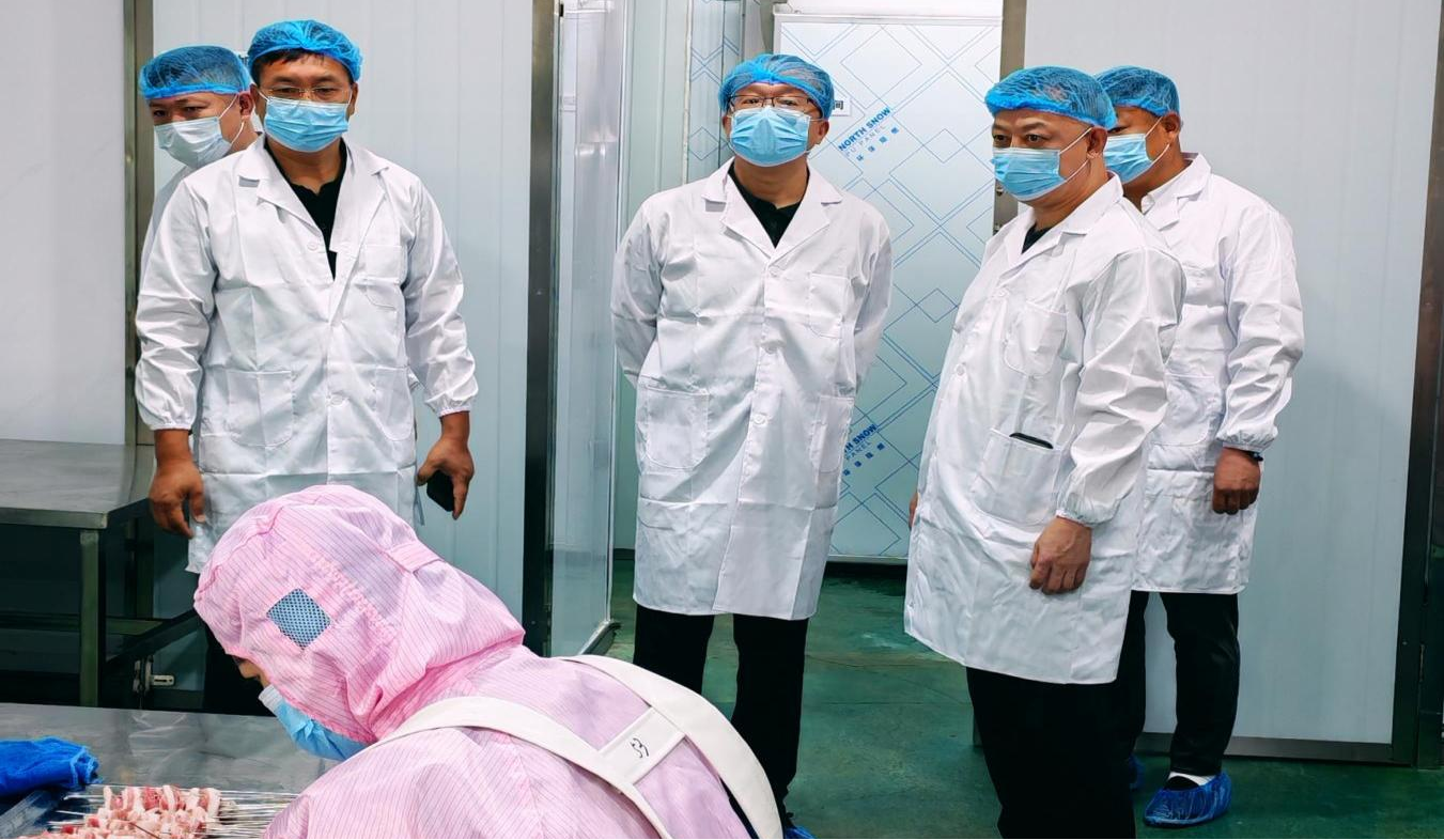 区政府副区长肖天舒深入一线检查我区食品生产企业安全生产等工作